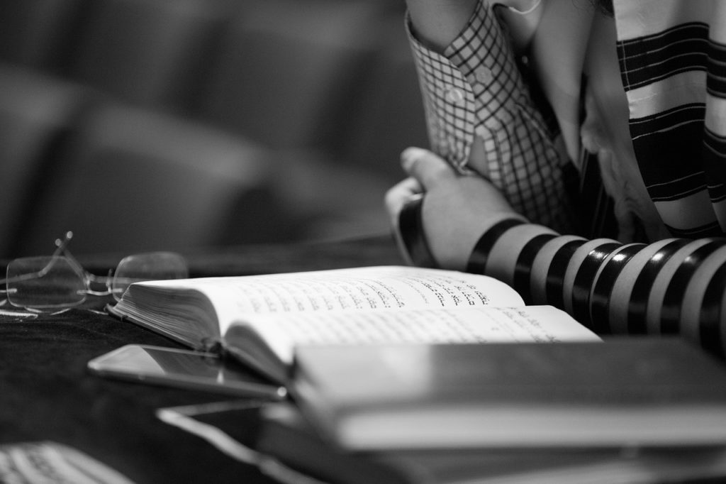 Man Reading Torah