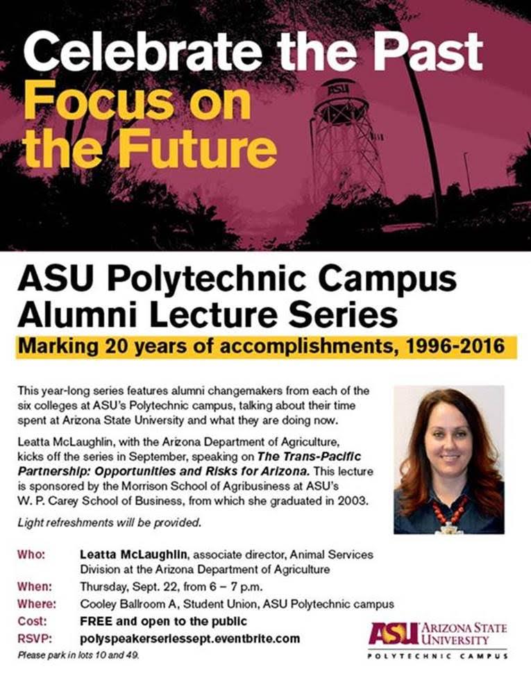 ASU Polytechnic Campus Alumni Lecture Series