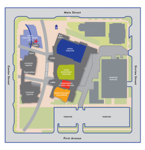 Mesa Arts Center Map